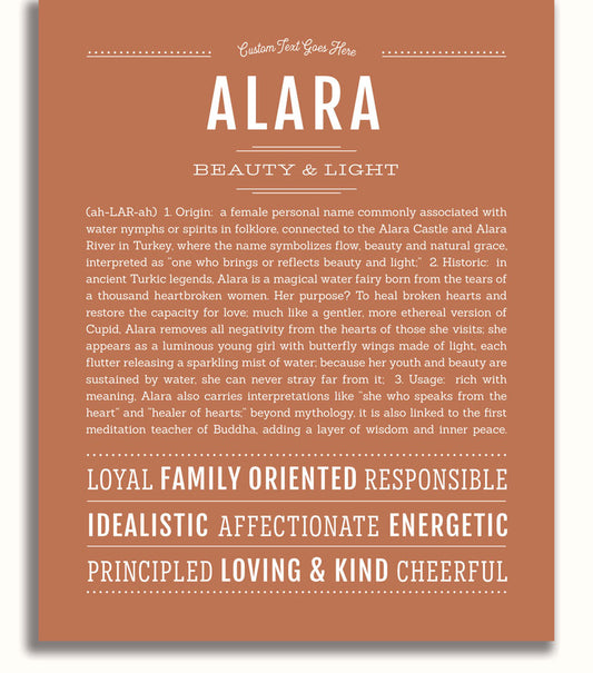 Frame Options | Terra Cotta | White Frame, Matted