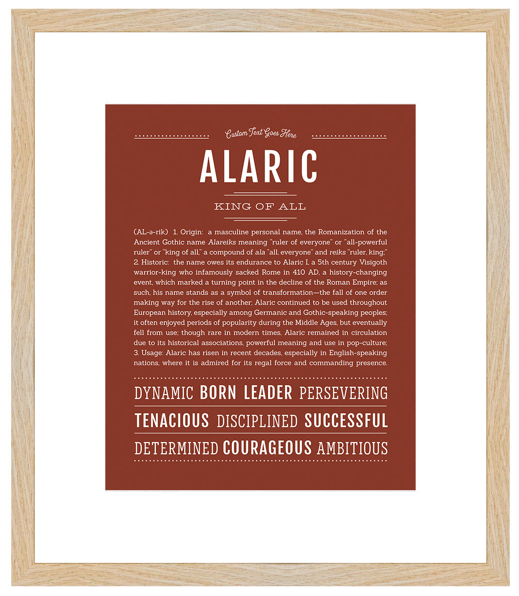 Frame Options | Bordeaux | Maple Frame, Matted