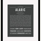 Frame Options | Charcoal Gray | Black Frame, Matted