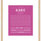Frame Options | Dark Pink | Maple Frame, Matted