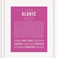 Frame Options | Dark Pink | White Frame, Matted