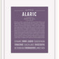 Frame Options | Deep Purple | White Frame, Matted