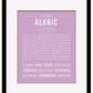 Frame Options | Lilac | Black Frame, Matted