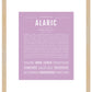 Frame Options | Lilac | Maple Frame, Matted
