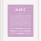 Frame Options | Lilac | White Frame, Matted