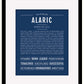 Frame Options | Midnight Blue | Black Frame, Matted