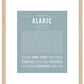 Frame Options | Powder Blue | Maple Frame, Matted