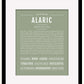 Frame Options | Sage | Black Frame, Matted