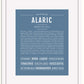 Frame Options | Steele Blue | White Frame, Matted