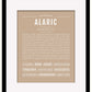 Frame Options | Tan | Black Frame, Matted