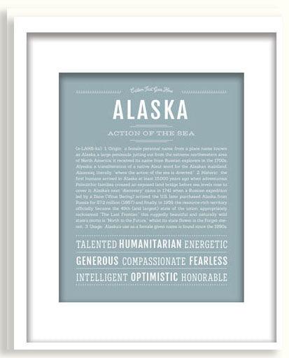 Frame Options | Powder Blue | White Frame, Matted