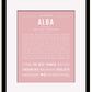 Frame Options | Dusty Rose | Black Frame, Matted