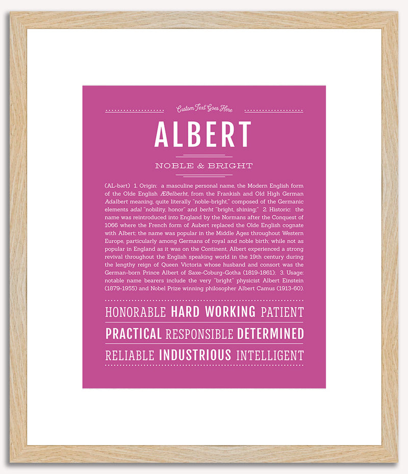 Albert | Name Art Print