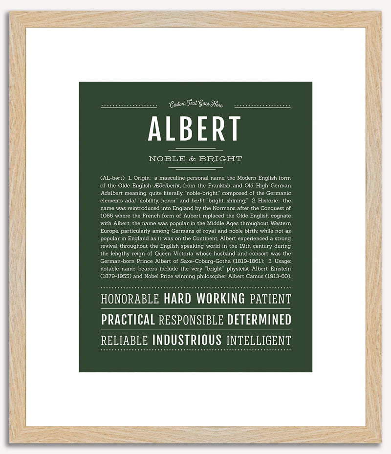 Albert | Name Art Print