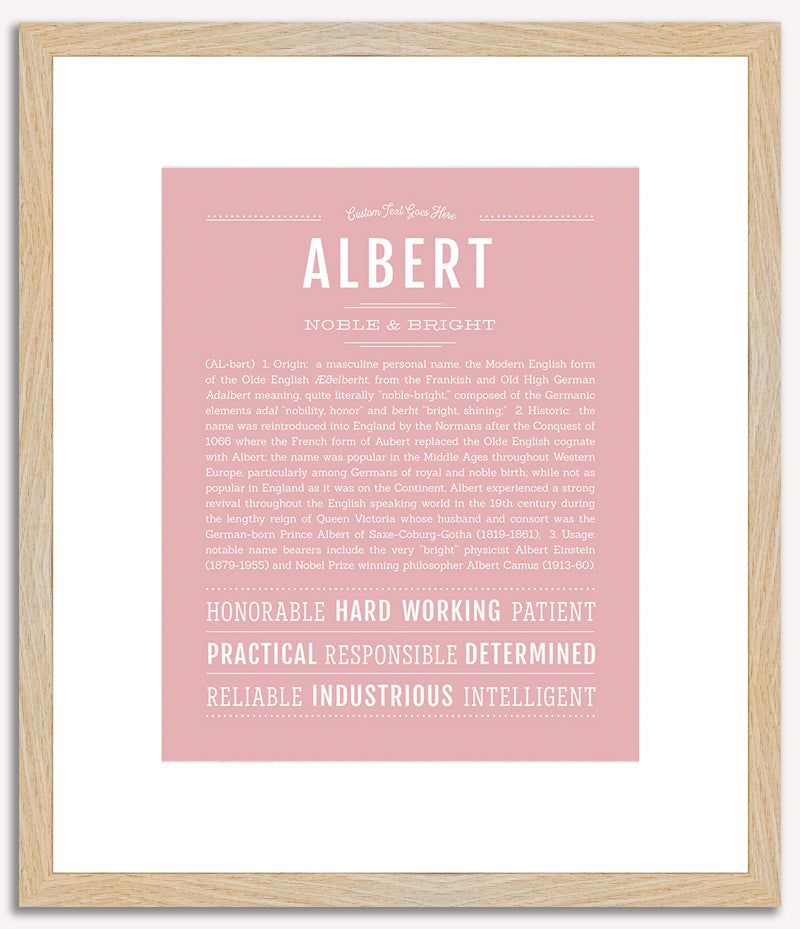 Albert | Name Art Print