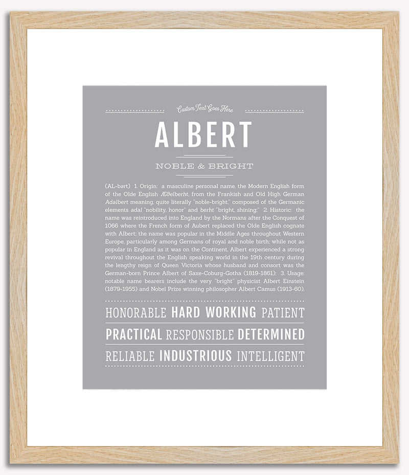 Albert | Name Art Print