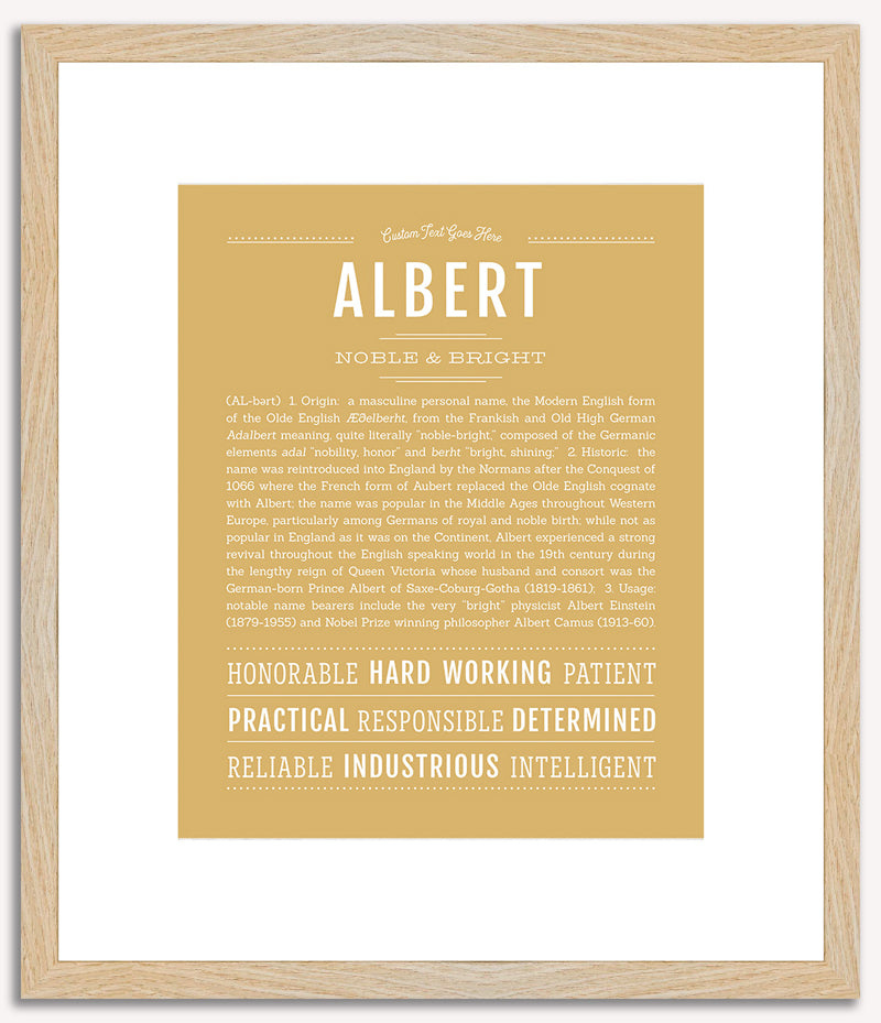 Albert | Name Art Print