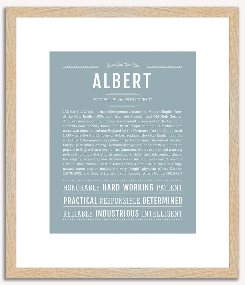 Albert | Name Art Print