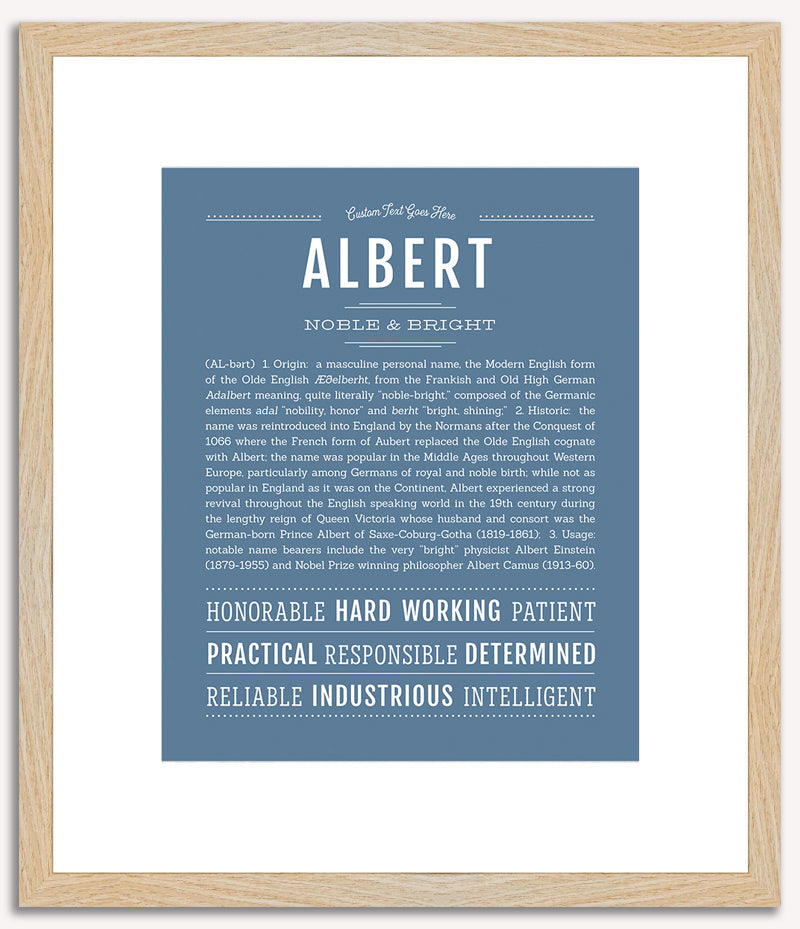 Albert | Name Art Print