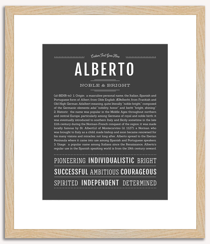 Alberto | Name Art Print