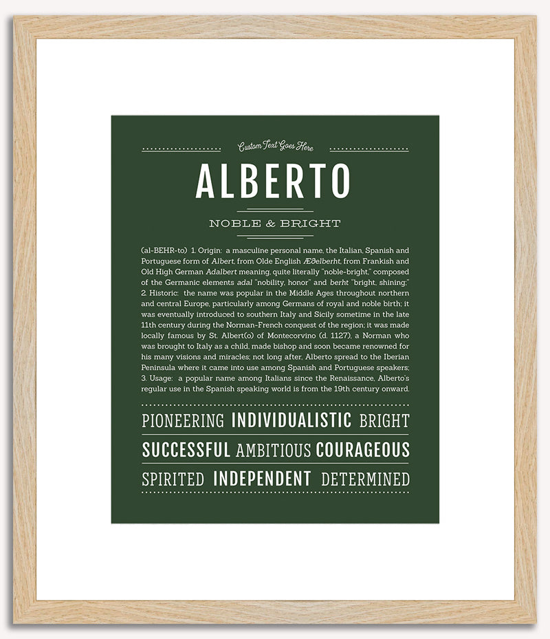 Alberto | Name Art Print