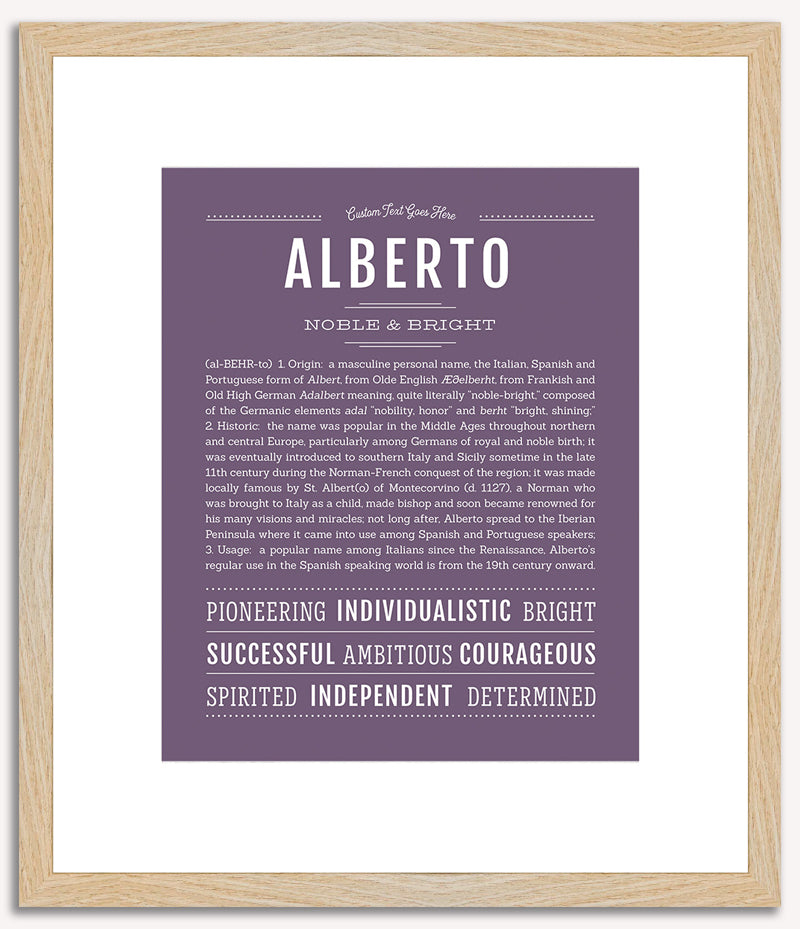 Alberto | Name Art Print