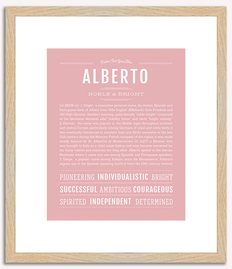 Alberto | Name Art Print