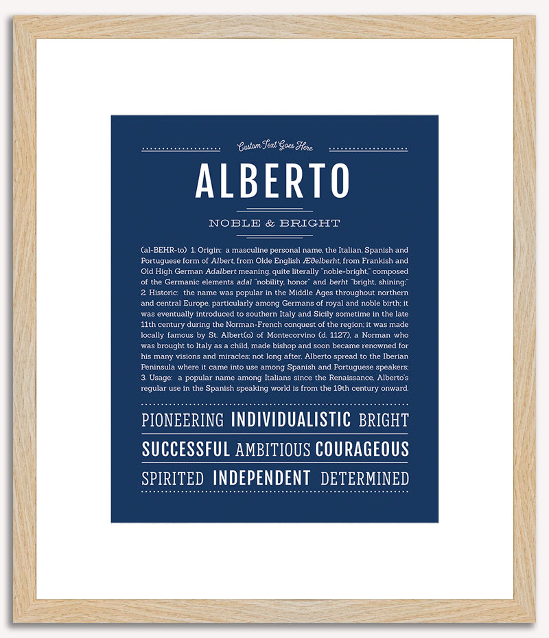 Alberto | Name Art Print