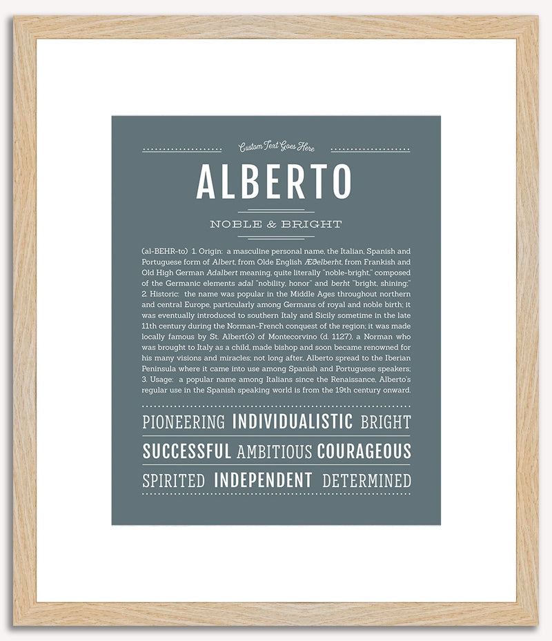 Alberto | Name Art Print