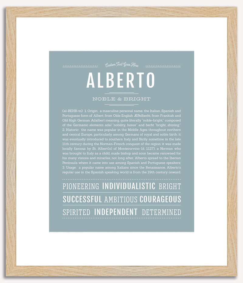 Alberto | Name Art Print