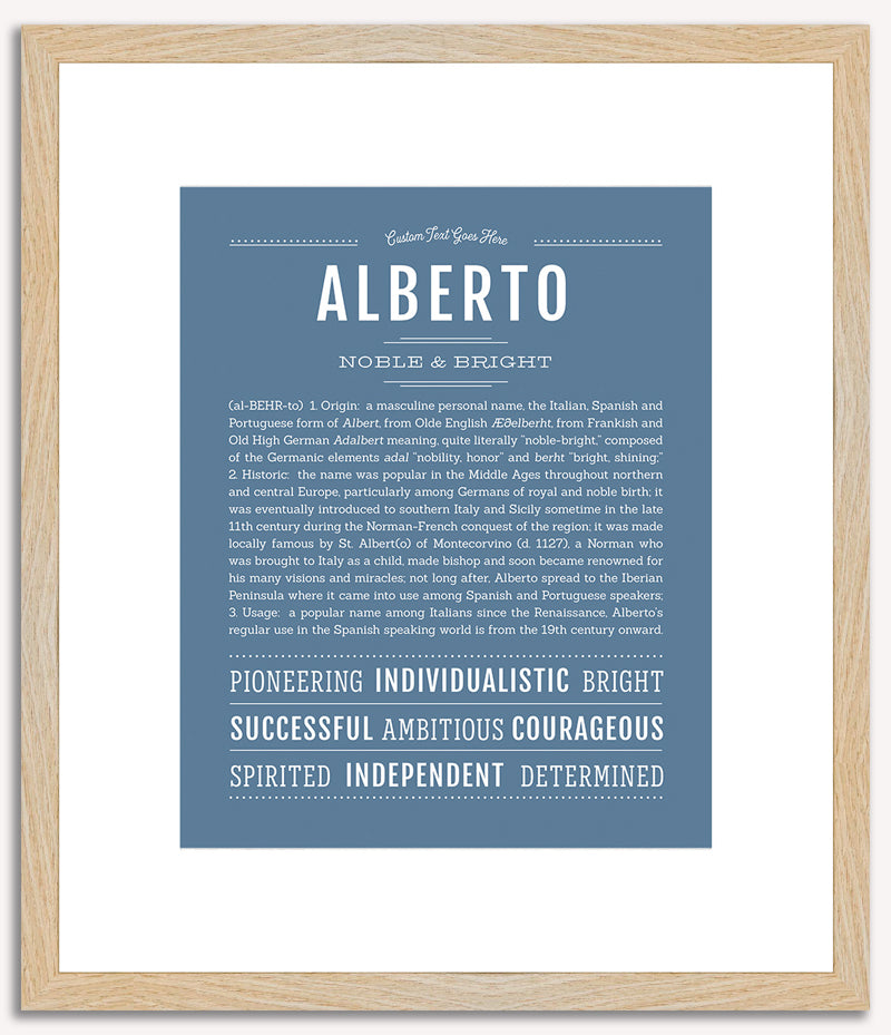 Alberto | Name Art Print