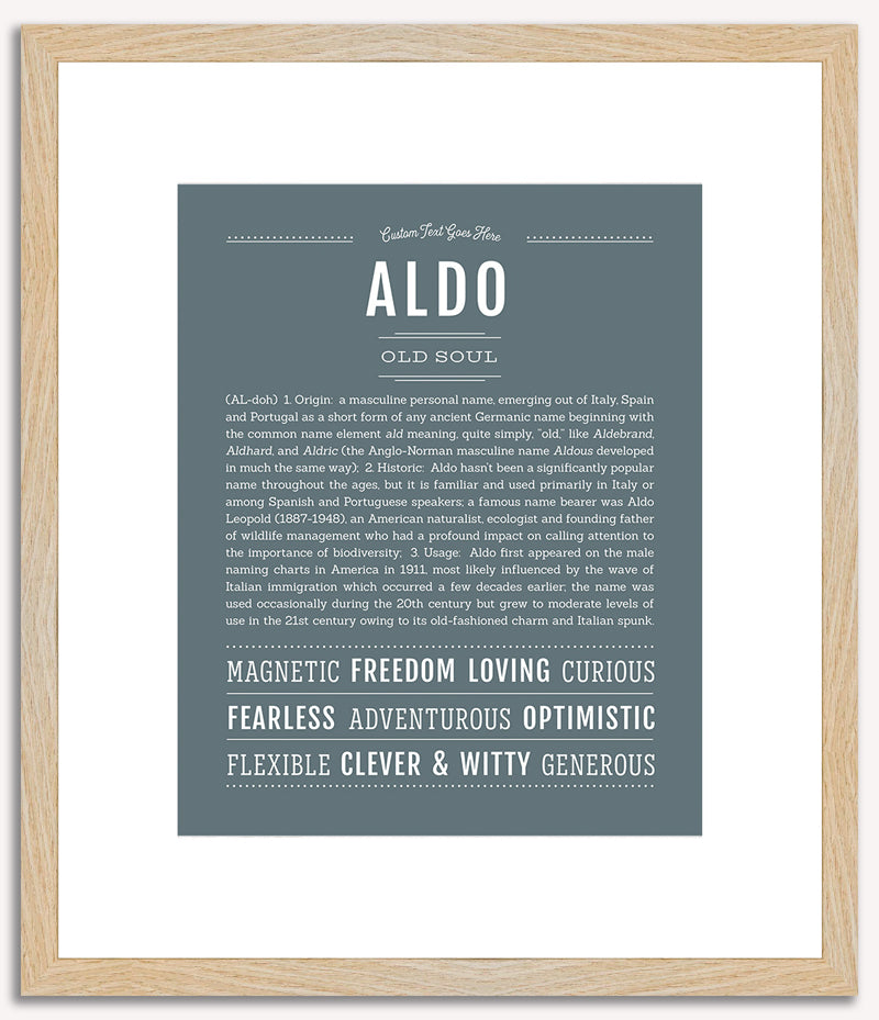 Aldo | Name Art Print