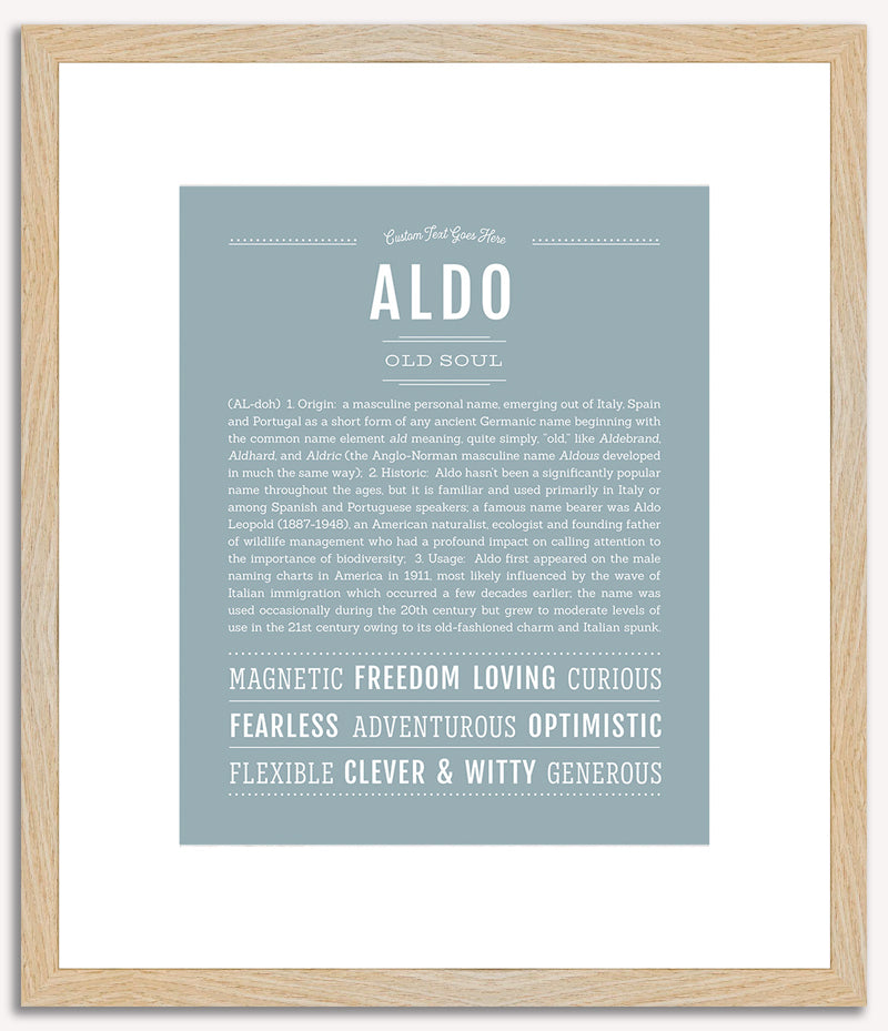 Aldo | Name Art Print