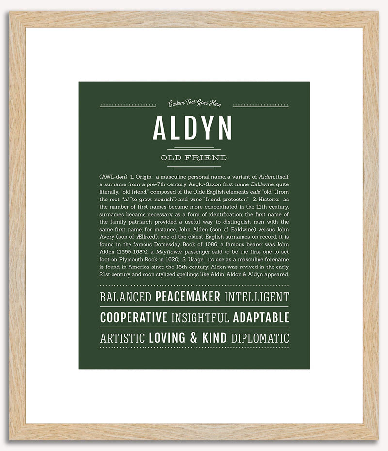 Aldyn | Name Art Print