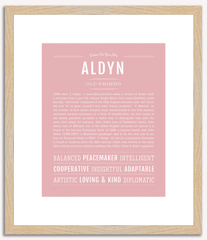 Aldyn | Name Art Print