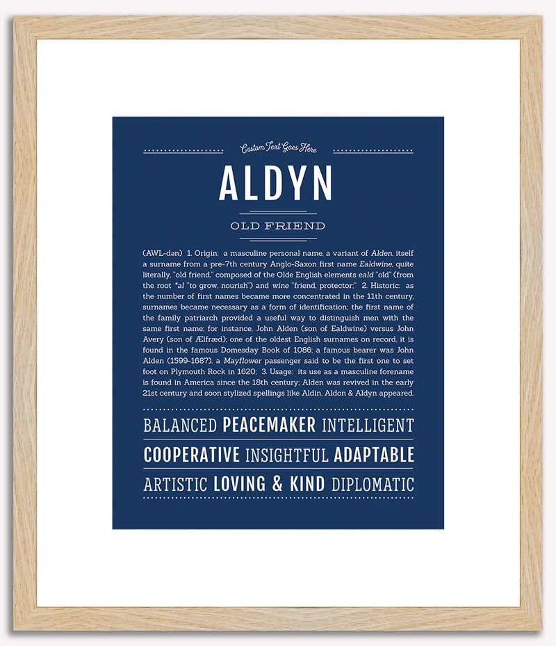 Aldyn | Name Art Print