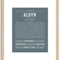 Aldyn | Name Art Print