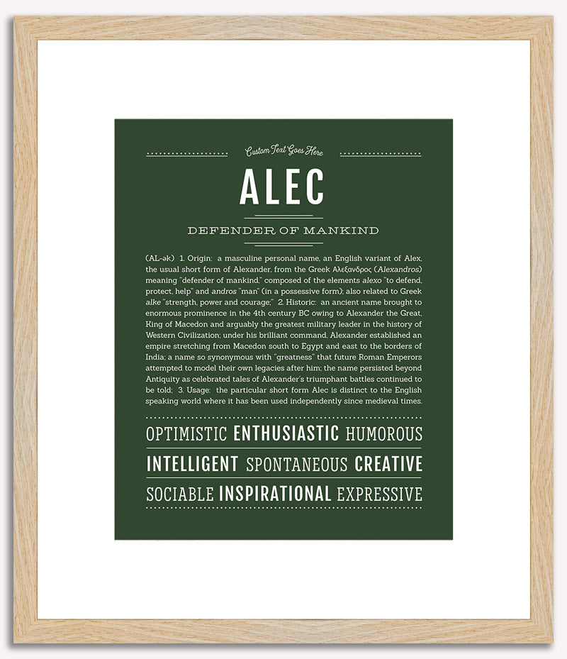 Alec | Name Art Print