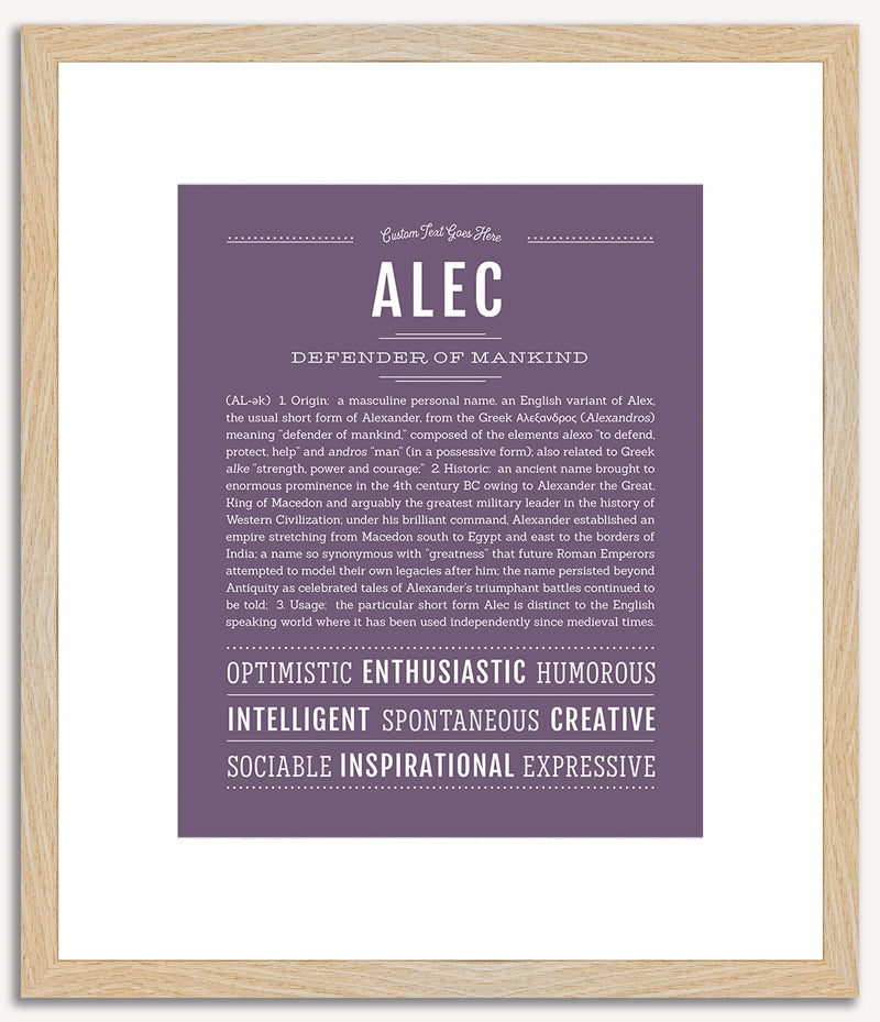 Alec | Name Art Print