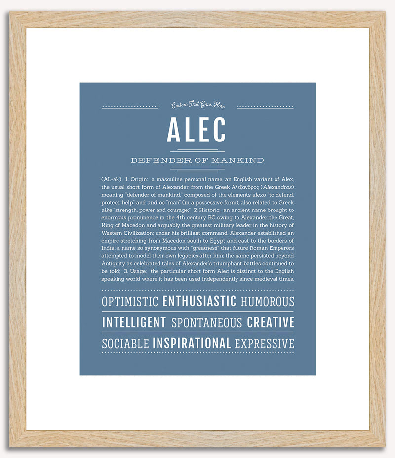 Alec | Name Art Print