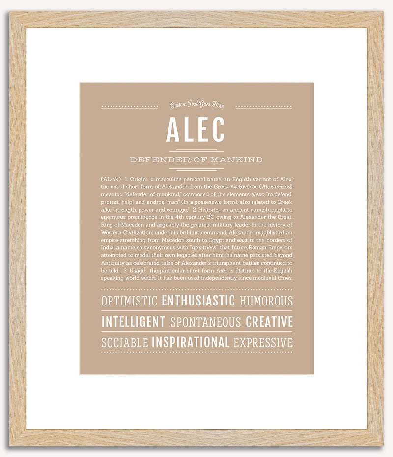 Alec | Name Art Print