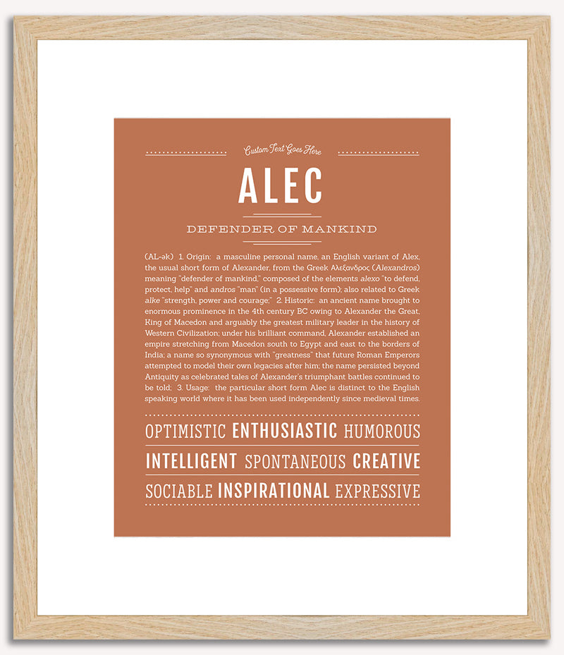 Alec | Name Art Print