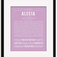 Frame Options | Lilac | Black Frame, Matted