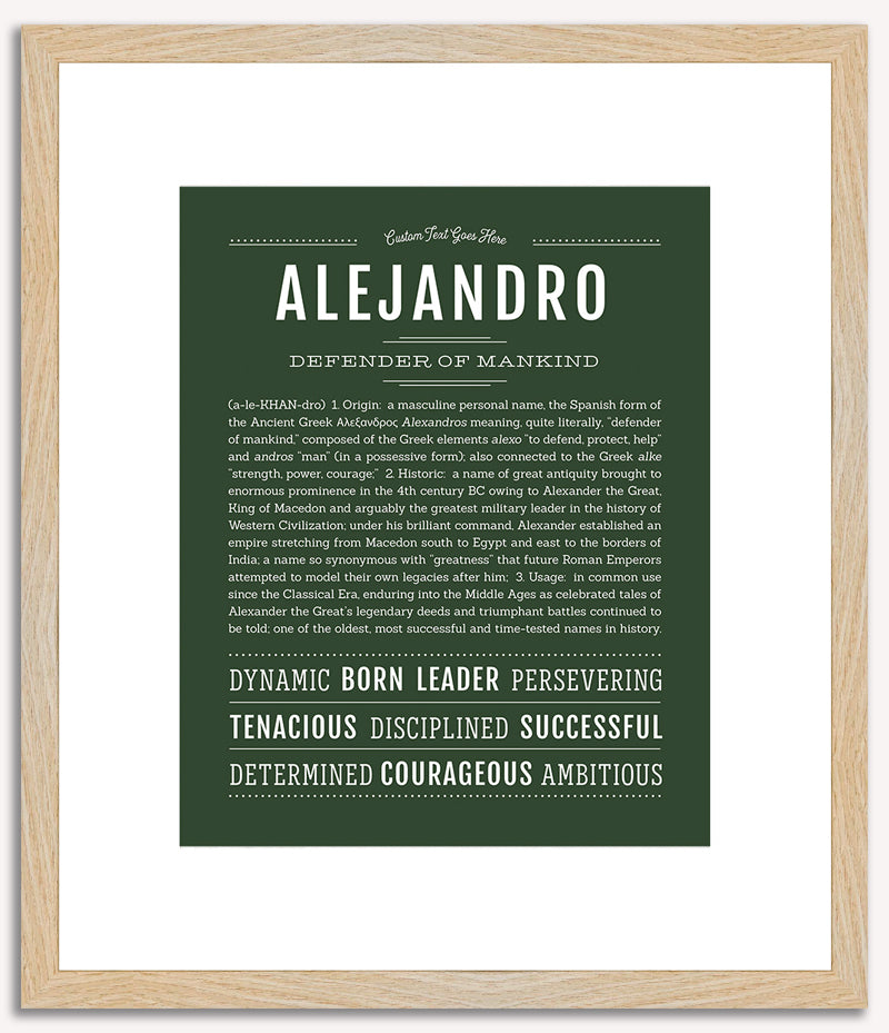 Alejandro | Name Art Print