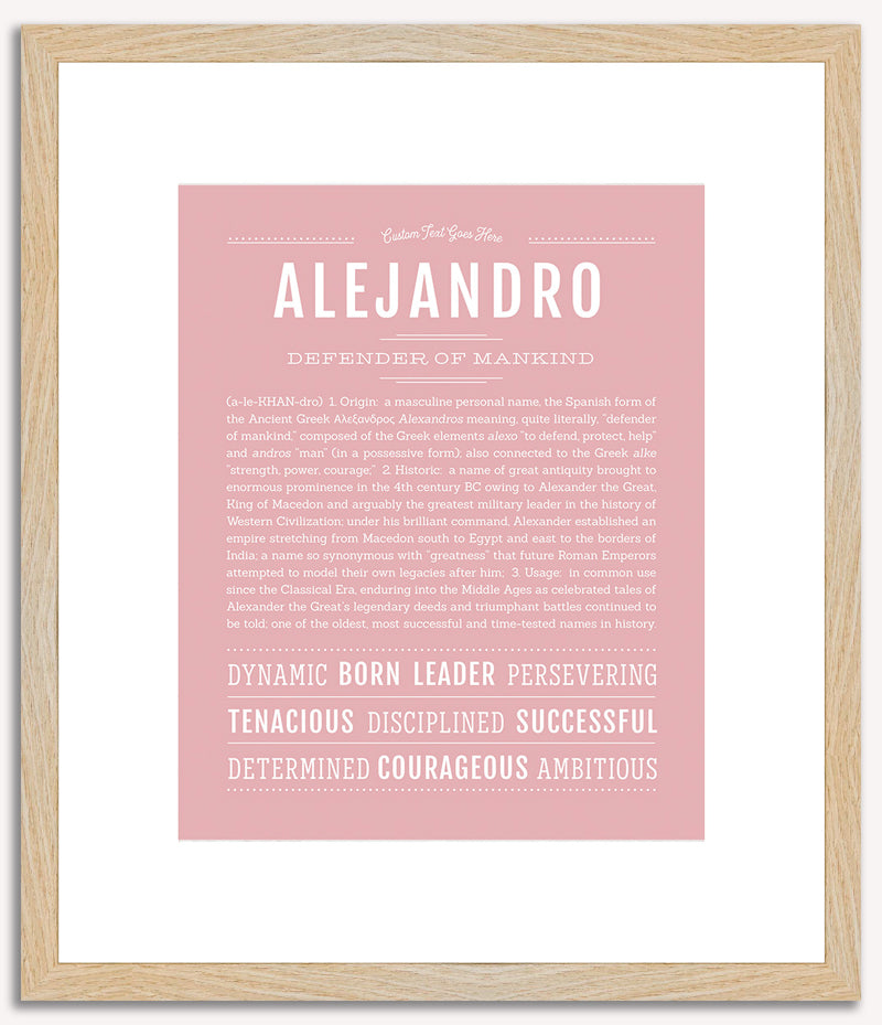 Alejandro | Name Art Print