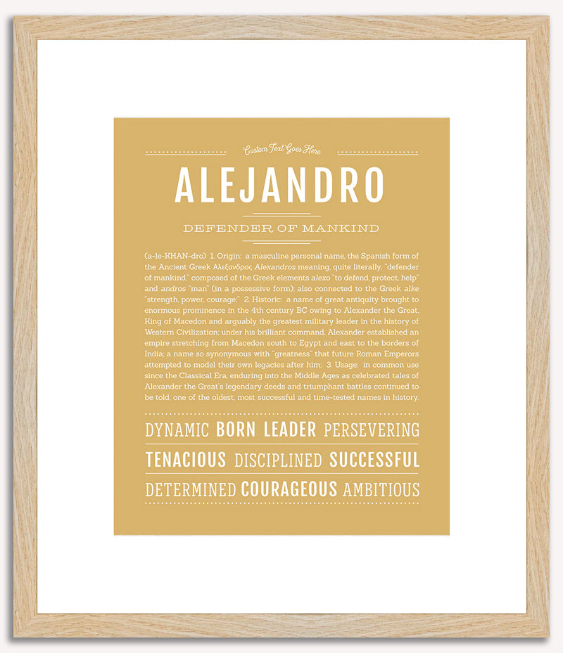 Alejandro | Name Art Print