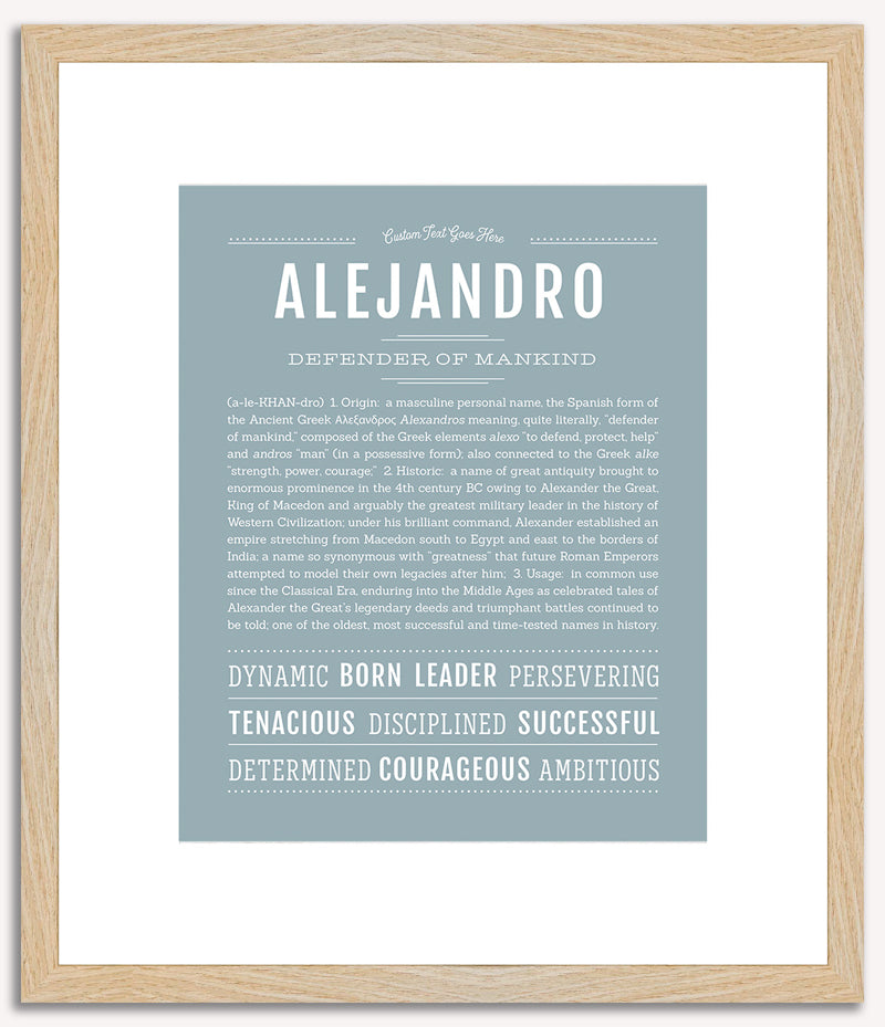 Alejandro | Name Art Print