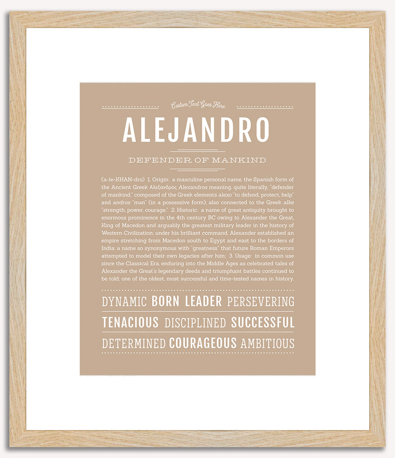 Alejandro | Name Art Print