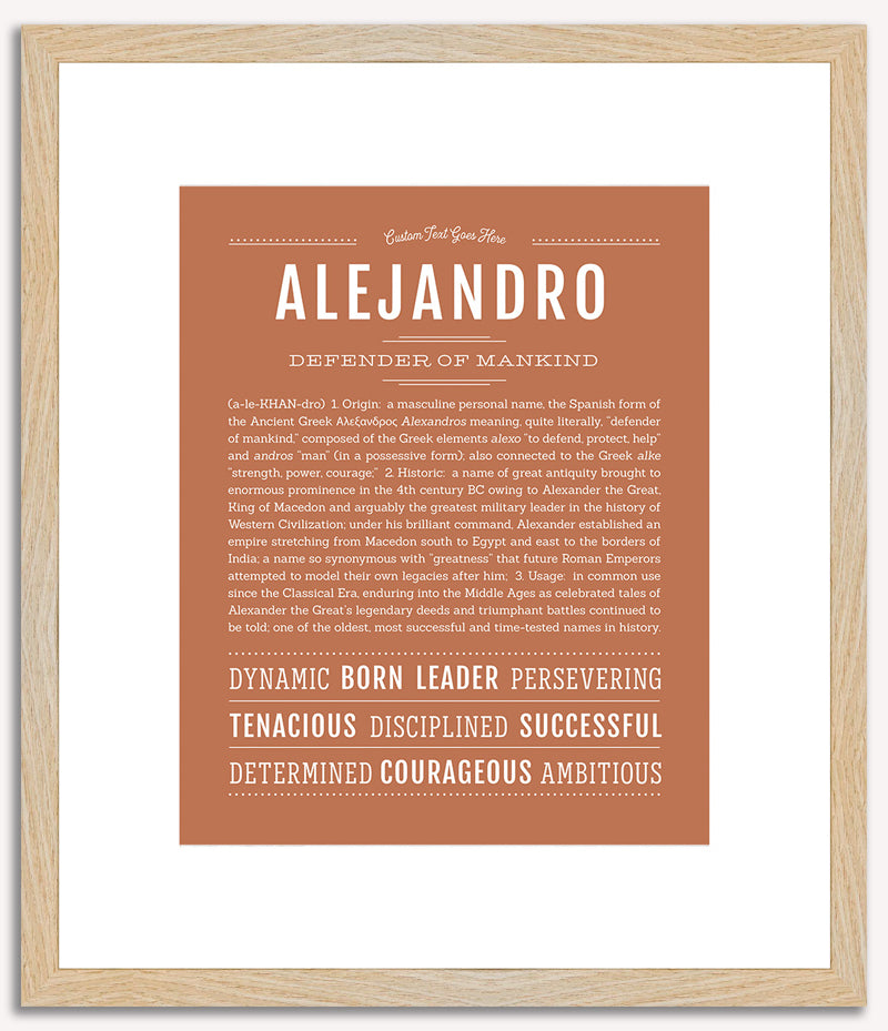 Alejandro | Name Art Print