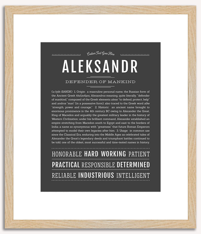 Aleksandr | Name Art Print